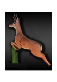leaping deer ELEVEN 3D with insert and  with / wo genuine horns