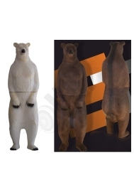 terč 3D ELEVEN stojaci medveď hnedý / biely (veľké zviera) (standing bear)