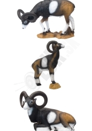 Muflón SRT 3D v troch rôznych prevedeniach