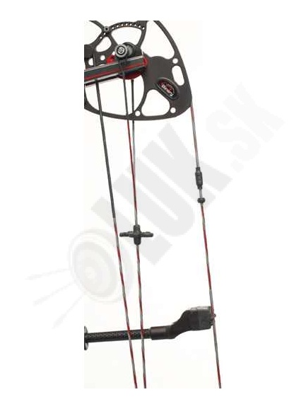 8. Tetiva a káble na (string and cable kit) OCTANE na BOWTECH FUEL red-black (1946a)