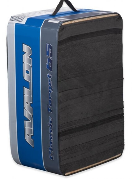 Portable target AVALON CLASSIC TARGET 65 FULL BLACK LAYERED FOAM 65cm x 45cm x 30cm