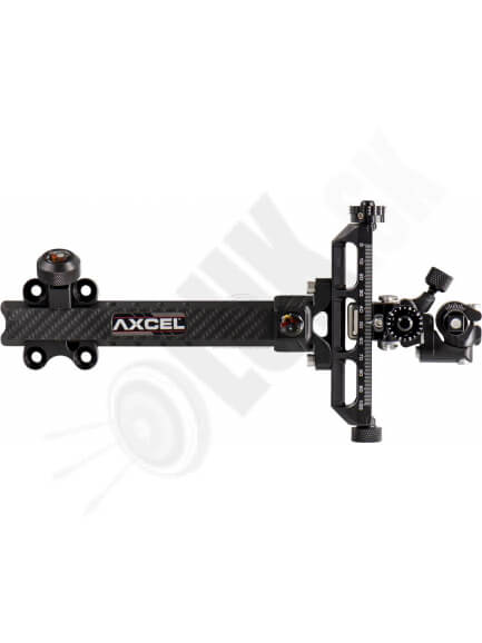 9.4. Zameriavač AXCEL achieve new carbon bar /lock/ 6´´ ext. čierny RH (4531)