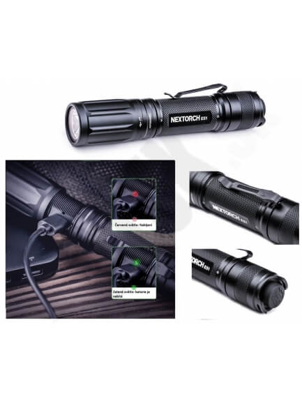 9.5. Výkonné svietidlo na kušu vodeodolné, nárazuvzdorné NEXTORCH 1400 lumenov s dosvitom 210 metrov