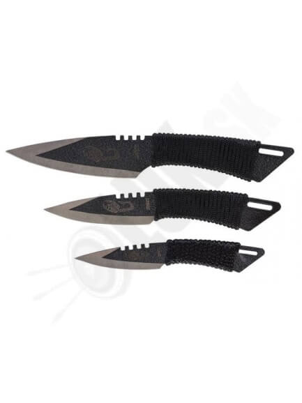1.4 Vrhacie nože SCORPION 3 ks (v troch veľkostiach) (87373)