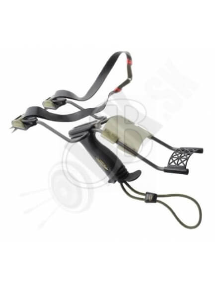 9.8. Rýchly kvalitný prak s plochou gumou SAUNDERS FALCON X FLATBAND (83534)