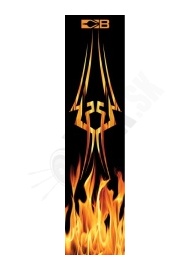 Nálepky / Wrapy  na šípy BOHNING carbon arrows 5.6 mm / 6.8 mm 10 cm dĺžka (5622 ) 13 ks