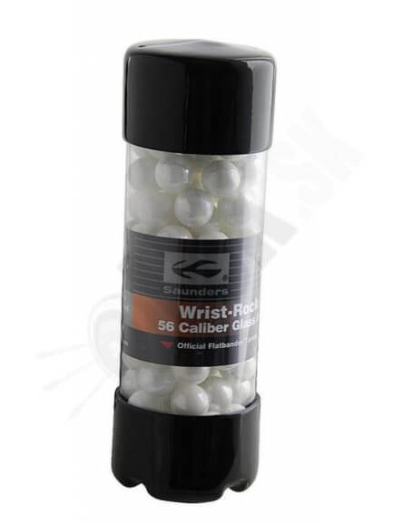 4.2. Sklenené guľôčky do praku Saunders glass 150 ks (83510)