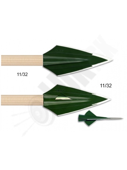 1.0.1 Lovecký hrot ZWICKEY B112/B114 na drevené šípy 11/32 125gn 2/4-čepeľový (5192,51921)