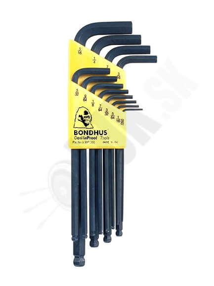 4.0.1. Kľúče L-wrench set ball end inch (americké Imbusáky) 050 > 5/16