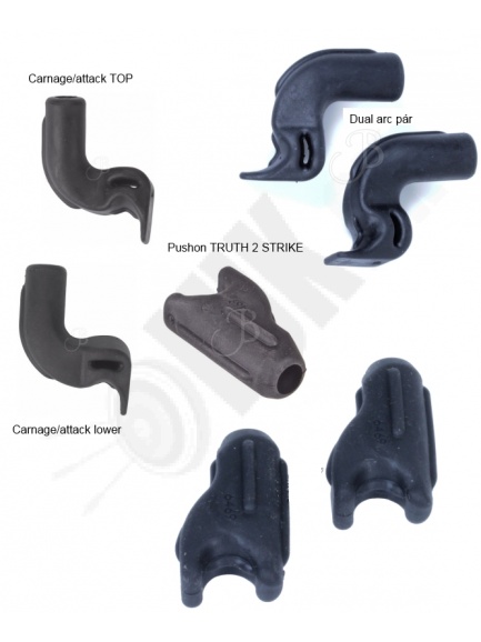 2.8. BEAR dual arc offset suppressor/ string dampener/ - gumové dampery 