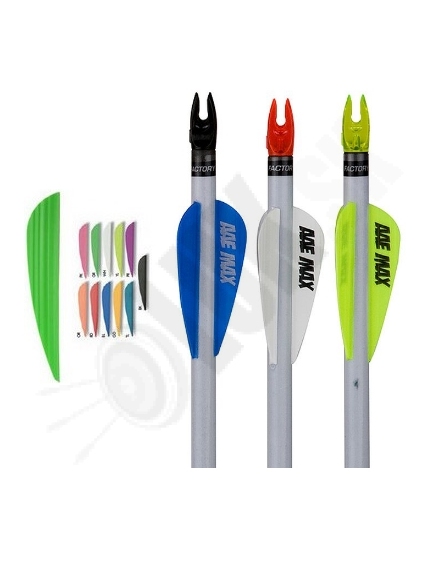 1.. Letky na šípy AAE ARIZONA plastifletch MAX parabolic 1,75´´/ 2,3´´