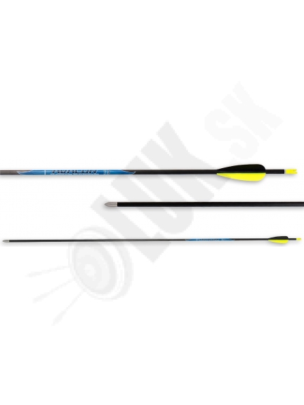 1. Tenký karbónový súťažný šíp / trubka na kladkový luk AVALON CLASSIC ID 4.2 spin 400 / 500 