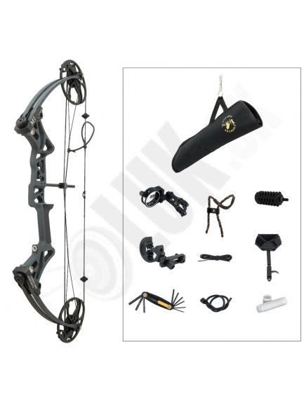 1.3.0. Kladkový luk Topoint tactical carbon dizajn M1 20-70 lbs luk alebo základný set
