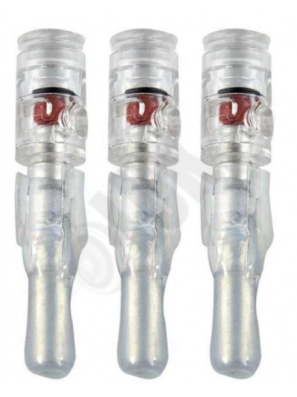 7. Svietiace končeky do šípov kuše NOCKTURNAL green/red size 1 (Bloodline) (50981-4)