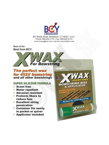 6.5. Najlepší tetivový vosk od BCY XWAX super silicone formula (8091)