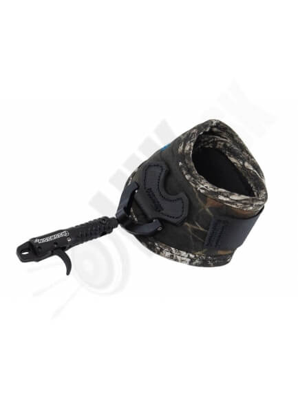 9. Spúšťač na kladkový luk zápästný TRU BALL ASSASSIN XT suchý zips čierny (71186)