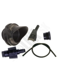 Specialty archery peep hunter kit hooded 37 st. Large 1/4" set (70312)