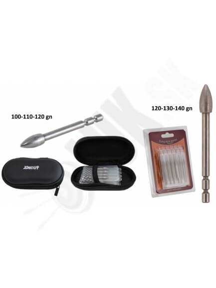 7.7. Hroty do X10 Decut tungsten 90-100-110 gn a 100-110-120  a 120-130-140 gn  (50550) 12 ks