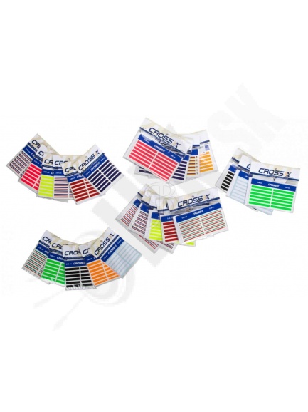 2.6. Lepiace pásky na šípy CROSS-X wrap tape na letky typu spin wing 3 a 5 cm (5600)