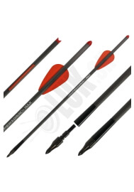 Šípy do pištoľových kuší karbón SUPERSONIC HULK ťažké 250 gn. 33 cm (503693)