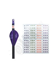 Bohning nálepky na očíslovanie šípov (56220)