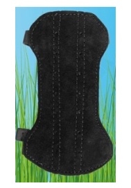 Chránič BUCKTRAIL kožený čierny (20435)