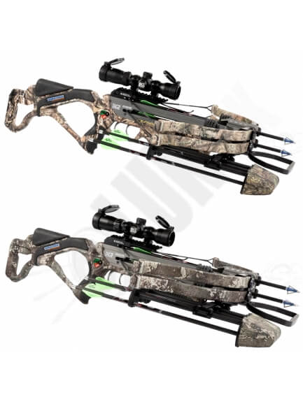 9.2.1. Dvojvýstrelová kuša EXCALIBUR TWINSTRIKE TAC2 TACT-100 scope v camo farbe timber strata/mossy oak camo (78992)
