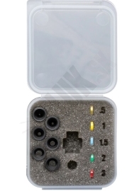 Sada všetkých priehľadov a zostrovacích šošoviek clarifier Specialty archery PXS TARGET DELUXE peep kit 5+5