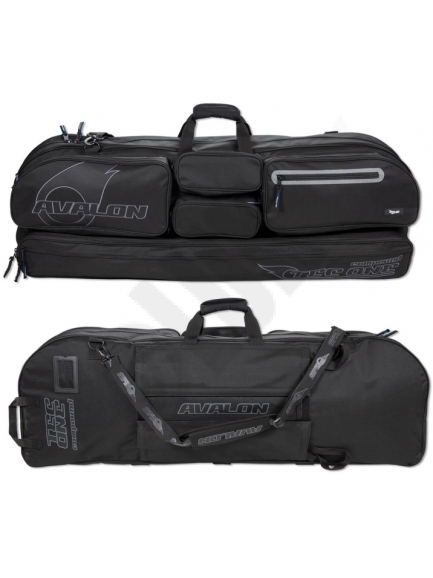 4. Taška AVALON TEC ONE na kladkový luk s viacerými vreckami a batohovými popruhmi 116 cm (410721)
