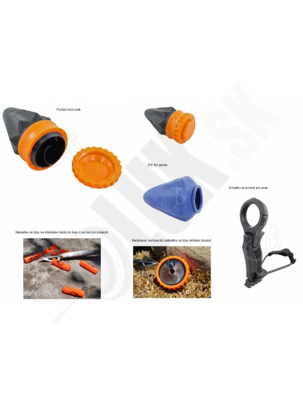 8.6. Pocket SHOT prak s doplnkami 300-350 fps (8344)