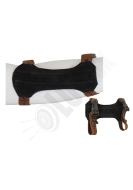 Bucktrail essential kožený chránič na pažu 18 cm čierny (20443)