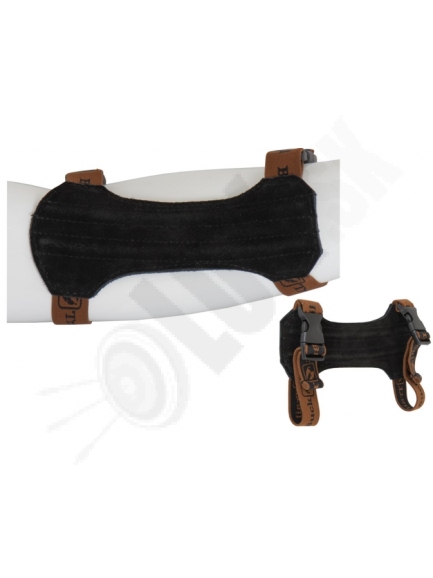 6.7.2. Bucktrail essential kožený chránič na pažu 18 cm čierny (20443)