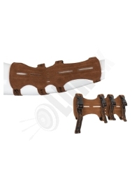 Dlhý kožený chránič Bucktrail essential 28 cm hnedý (20441)