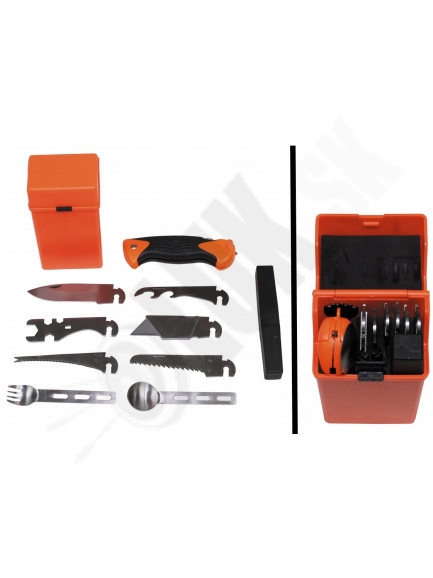 2.5. Outdoor hobby set na prežitie s nožom a ďalších 27 častí (87421)