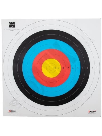 9.6. Terč FITA DECUT 122 cm polyester vodeodolný (60012)