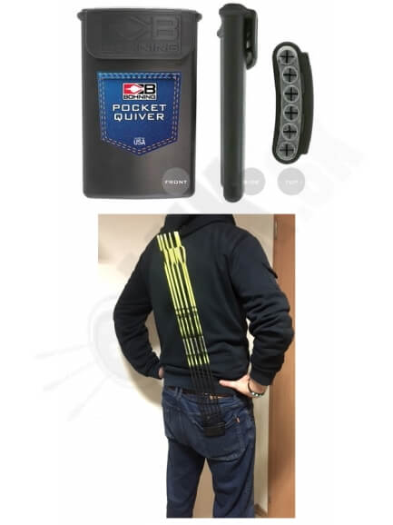 6.6.1. Bohning vreckový tulec/držiak (pocket quiver) (42246)