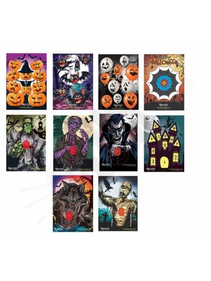 6.1. Egertec terče HALLOWEEN rôzne druhy