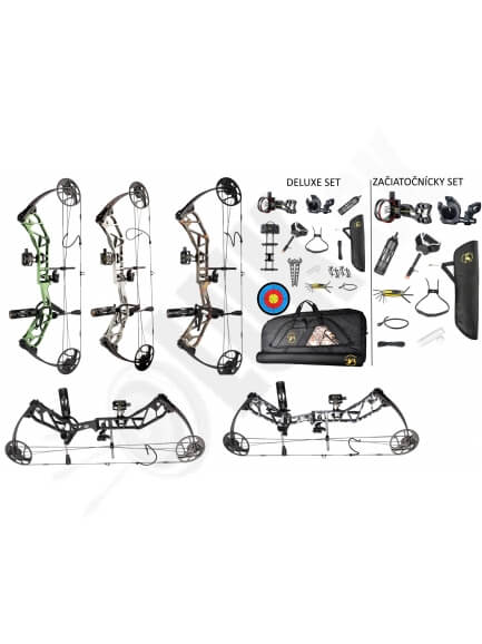 4.3 Kladkový luk v loveckom sete Topoint T1 2023 20-60 lbs 31´´ deluxe set / začiatočnícky set (124756)