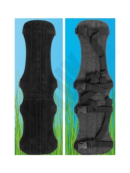 7.6. Dlhý kožený chránič BUCKTRAIL 34 cm čierny (20769)