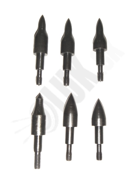 3.3. Hroty do šípov kuší - rôzne druhy bullet/combo/field 11/32 (10 mm šíp do kuše)