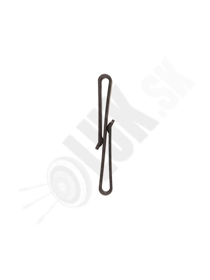 1.7. Klip / clip spona na bočný tulec čierny kovový (4219)