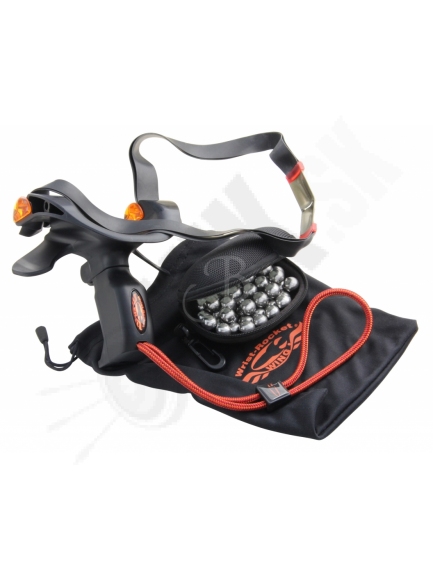 9.5. Prak Saunders Wrist rocket wing s púzdrom a guľôčky (83532)