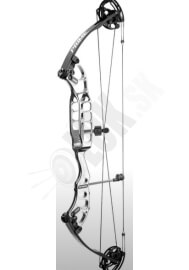 Kladkový luk PRIME ONE STX 36" 60 lbs strieborný RH špeciálny presný terčový luk na vážne súťaženie  - cenová bomba !