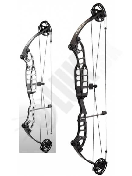 6.8. Kladkový luk PRIME ONE STX 36´´ 60 lbs strieborný RH špeciálny presný terčový luk na vážne súťaženie  - cenová bomba !